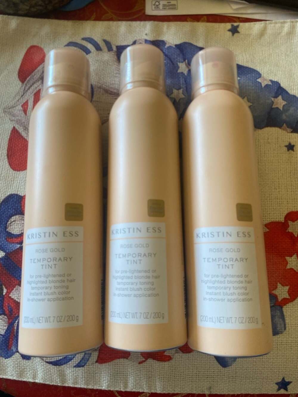 Kristin Ess Rose Gold Temporary Tint for Pre-Lightened or Highlighted Blonde Hai
